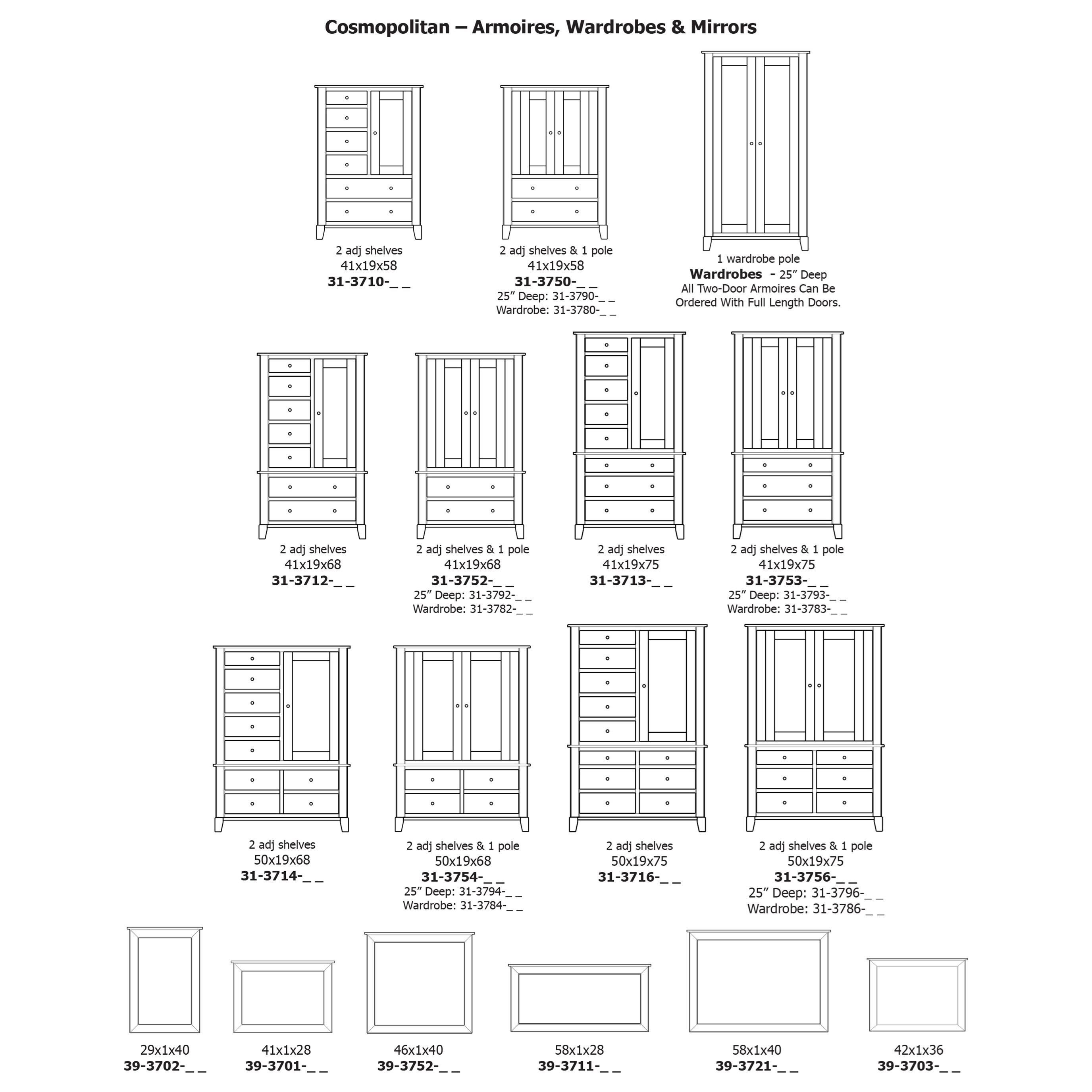 8-Drawer Double Dresser &amp; Mirror